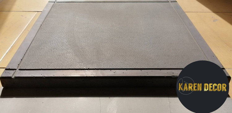 موزائیک پلیمری طرح چرمی دورقاب 50*50