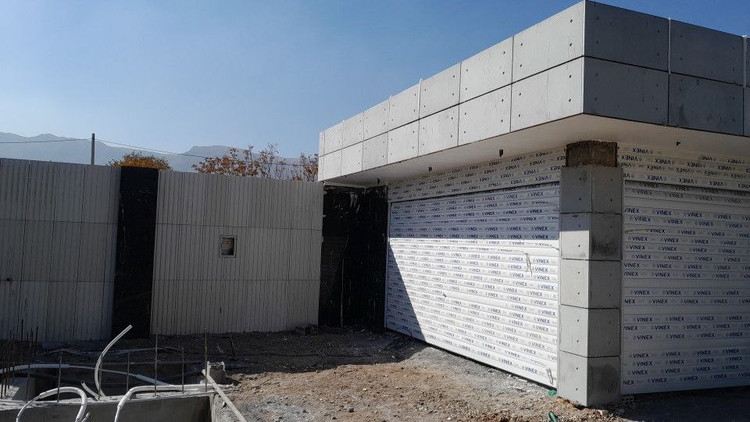 نمونه پروژه تمام شده بتن اکسپوز در اردبیل