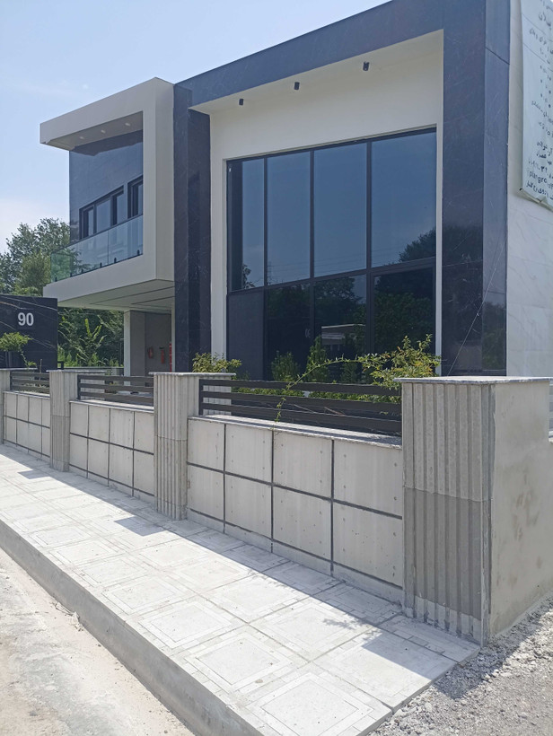 نمونه بتن اکسپوز اجراشده در همدان