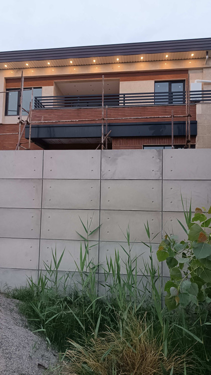 نمونه پروژه تمام شده بتن اکسپوز در ساری