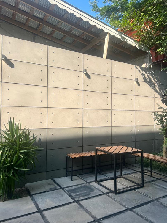 نمونه بتن اکسپوز اجراشده در اهواز